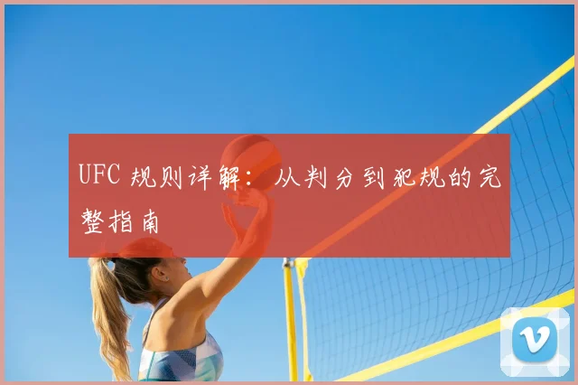 UFC 规则详解：从判分到犯规的完整指南